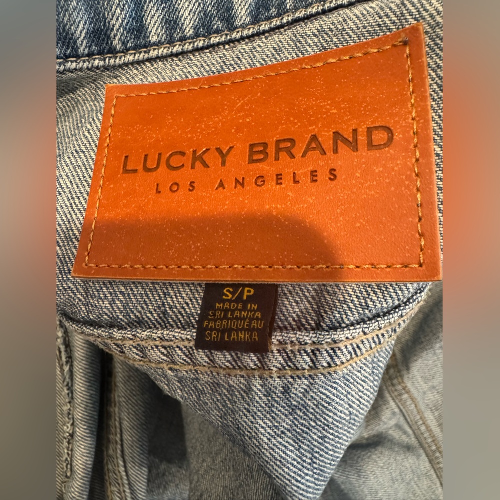 Lucky Brand Light Blue Denim Jacket - Picture 3 of 3